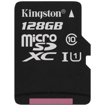 金士頓 Kingston 128GB microSDXC UHS-1 Class10 記憶卡 送SD轉卡