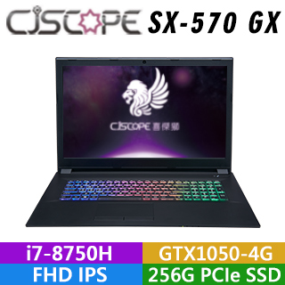 CJSCOPE SX-570 GX (i7-8750H/GTX1050-4G/8G/256G PCIe SSD/nOS)
