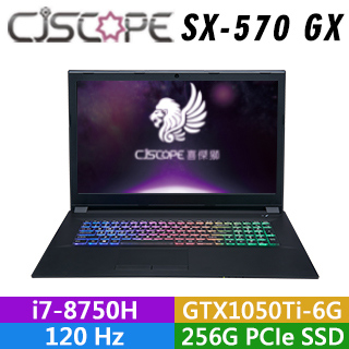 CJSCOPE SX-570 GX (i7-8750H/GTX1050Ti-4G/8G/256G PCIe SSD/nOS)