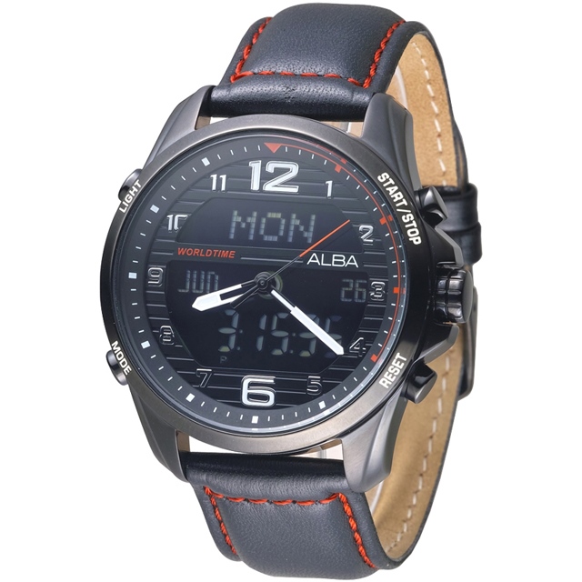 alba analog digital watch