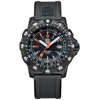 LUMINOX 雷明時特殊偵察RECON系列藍寶石水晶腕錶-黑