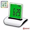 【KINYO】炫彩液晶數字鐘(TD-336)