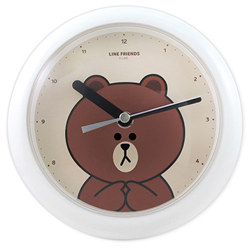 LINE FRIENDS 熊大掃秒浴室掛鐘