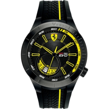 FERRARI 法拉利時尚流行速度運動錶/黃/0830340