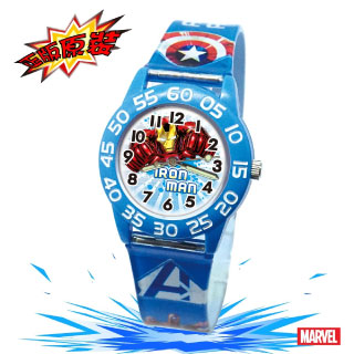【Marvel漫威】復仇者聯盟數字兒童錶-藍色_IRON MAN