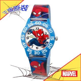【Marvel漫威】復仇者聯盟數字兒童錶-藍色_驚奇蜘蛛人