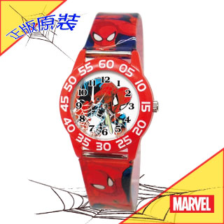 【Marvel漫威】復仇者聯盟數字兒童錶-紅色_蜘蛛人