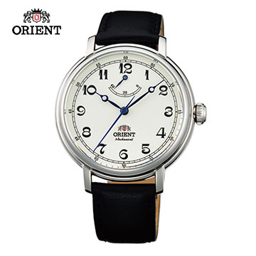 ORIENT 東方錶 POWER RESERVE系列 經典復古手動上鍊機械錶 皮帶款 FDD03003Y 白色 - 40mm
