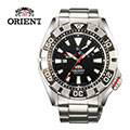 ORIENT 東方錶 M-FORCE FOR AIR DIVING系列 200m潛水機械錶 鋼帶款 SEL03001B 黑色 - 46mm