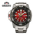 ORIENT 東方錶 M-FORCE FOR AIR DIVING系列 200m潛水機械錶 鋼帶款 SEL06001H 紅色 - 47mm