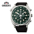 ORIENT 東方錶 東方霸王專業方位判定石英錶 皮帶款 FTT17004F 綠色 - 45.5mm