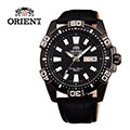 ORIENT 東方錶 WATER RESISTANT 100m系列 Marine運動機械錶 皮帶款 FEM7R004B 黑色 - 45.5mm
