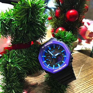 CASIO 卡西歐 G-SHOCK 特別版八角農家橡樹套錶組 GA-2100THS-1A
