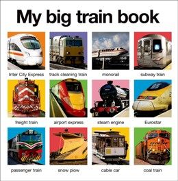 My Big Train Book (My Big Board Books)我的交通大百科(外文書)