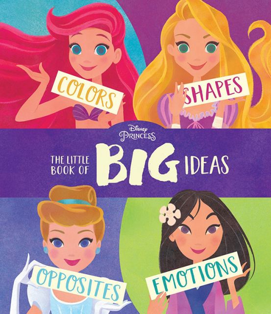 Disney Princess The Little Book of Big Ideas 迪士尼公主大小事:對比、顏色、形狀、情緒概念書(厚頁書)(外文書)