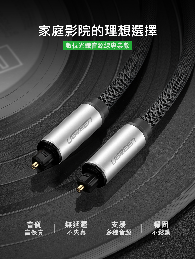 Jual (UGREEN)Green Alliance 3M S / PDIF digital optical fiber line di