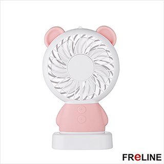 FReLINE 小熊USB迷你風扇 FF-2W311 粉紅色