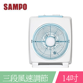 SAMPO 聲寶14吋機械式定時箱扇 SK-FC14B