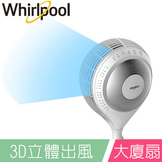 Whirlpool惠而浦 智能360度旋風扇 WTFE110W