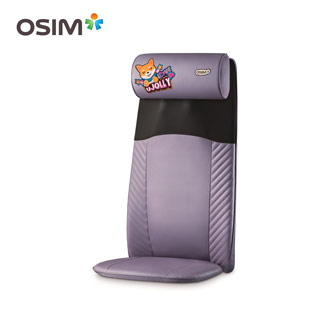 【OSIM】背樂樂OS-260 (按摩背墊/肩頸按摩/背部按摩器) 紫色