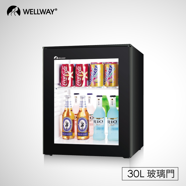 Wellway Minibar 30L 無聲節能環保小冰箱XC-30C (玻璃門)含運送到府+分期0利率