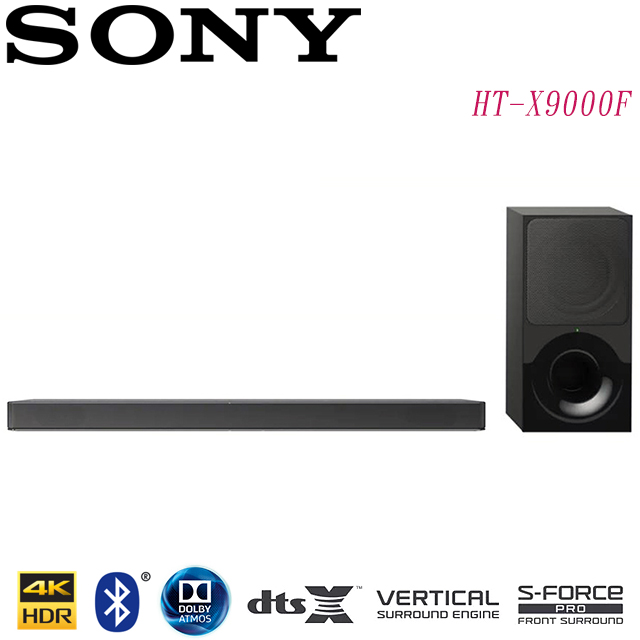 SONY 2.1聲道 Sound Bar/聲霸 HT-X9000F