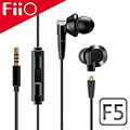 FiiO F5 MMCX接頭鈦晶振膜入耳式線控耳機