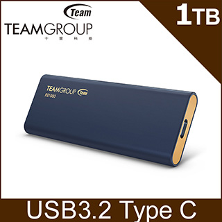 TEAM 十銓 PD1000 1TB USB3.2 Type C SSD外接式固態硬碟