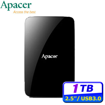 Apacer宇瞻 AC233 1TB USB3.1 2.5吋行動硬碟