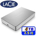 LaCie Porsche Design 4TB USB3.0 TypeC 2.5吋行動硬碟