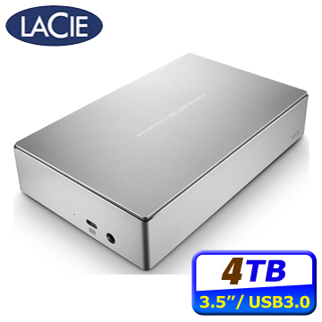 LaCie Porsche Design 4TB USB3.0 TypeC 3.5吋外接硬碟