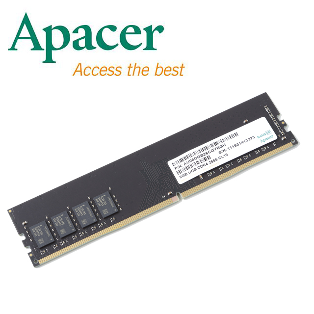 Apacer 8GB DDR4 2666 桌上型記憶體