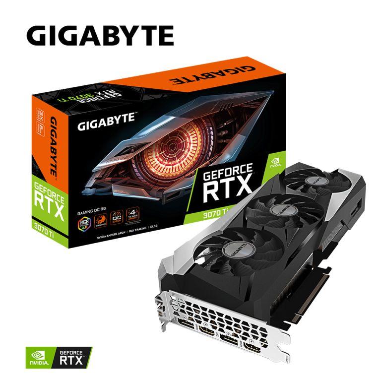 技嘉 GeForce RTX™ 3070 Ti GAMING OC 8G 顯示卡+B550 AORUS MASTER