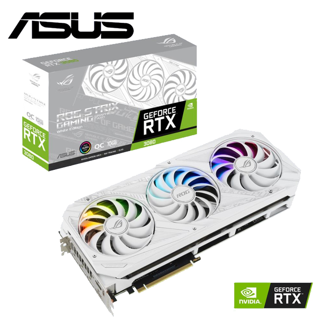 【ASUS華碩組】STRIX-RTX3080-O10G-WHITE+Z590-PLUS+750B+EHD-A1T+08B1
