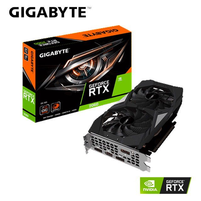 技嘉 GeForce RTX 2060 OC 6G 顯示卡