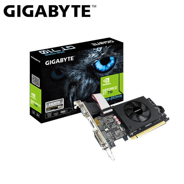 技嘉 GT710 D5 2G(三輸出戰鬥版) 顯示卡