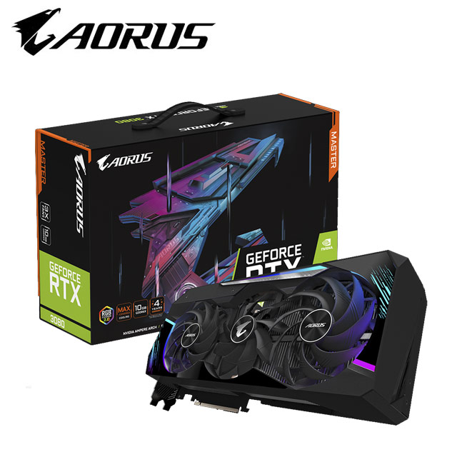 AORUS GeForce RTX 3080 MASTER 10G 顯示卡