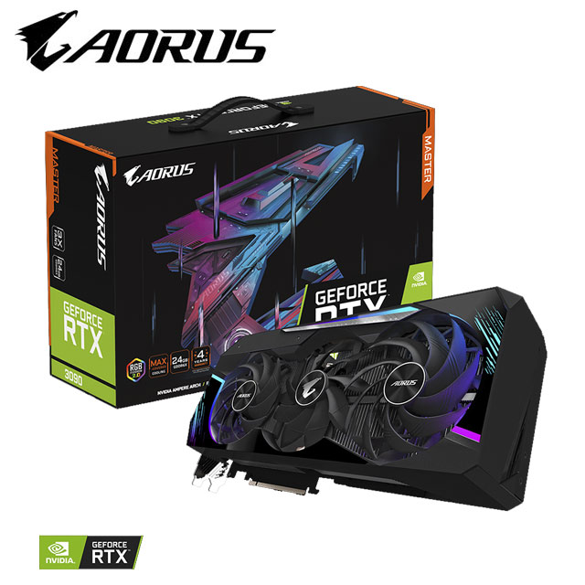 技嘉 AORUS GeForce RTX™ 3090 MASTER 24G 顯示卡