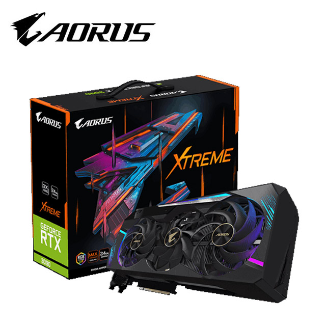 技嘉 AORUS GeForce RTX™ 3090 XTREME 24G 顯示卡