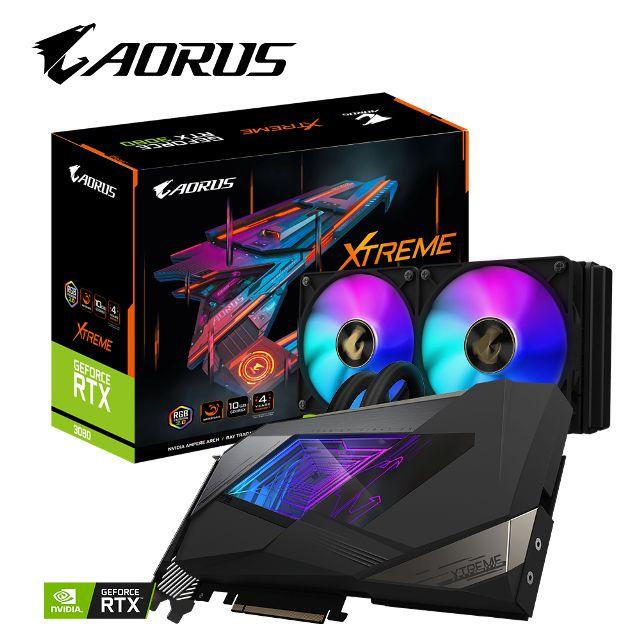 AORUS GeForce RTX™ 3080 XTREME WATERFORCE 10G 顯示卡顯示卡