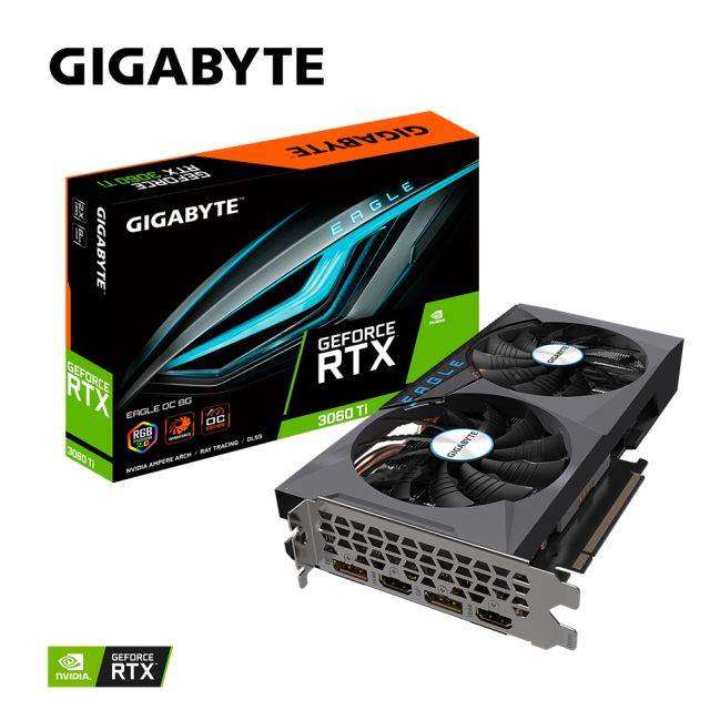 技嘉 GeForce RTX 3060 Ti EAGLE OC 8G 顯示卡