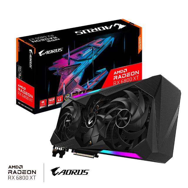 AORUS Radeon™ RX 6800 XT MASTER TYPE C 16G 顯示卡