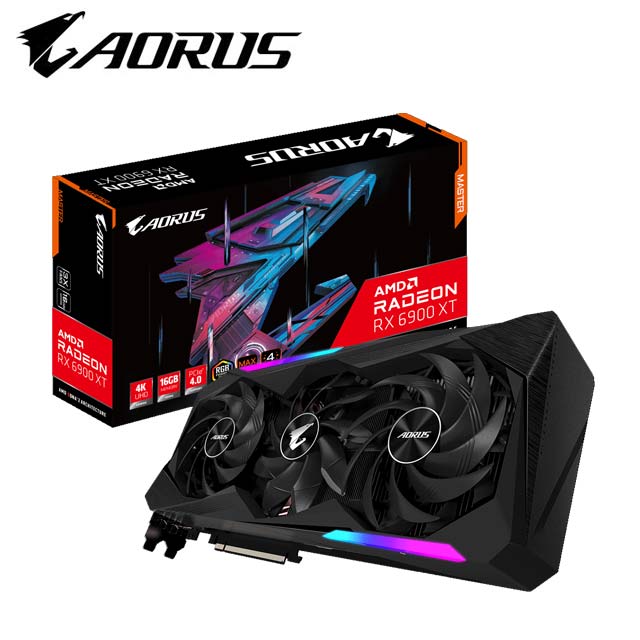 技嘉 AORUS Radeon™ RX 6900 XT MASTER 16G 顯示卡
