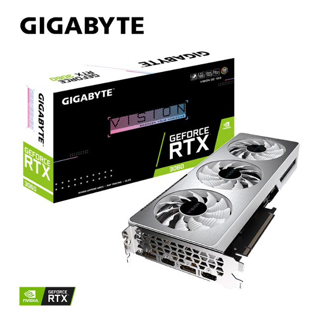 技嘉 GeForce RTX™ 3060 VISION OC 12G 顯示卡