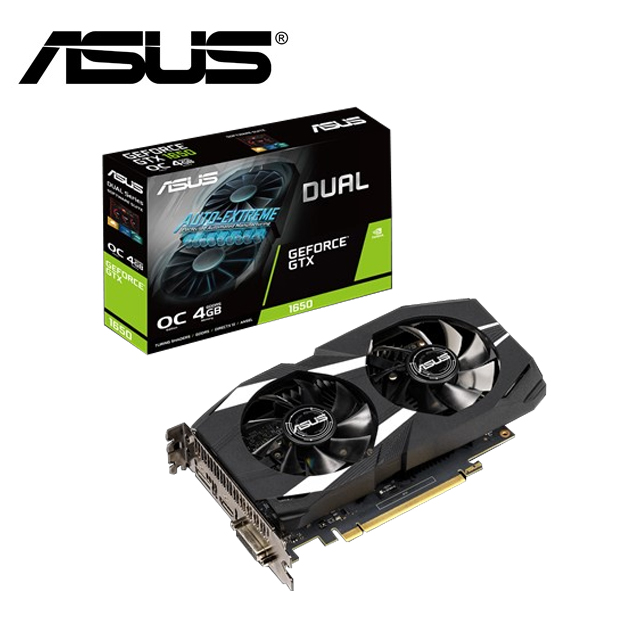 華碩 DUAL GeForce GTX™ 1650 O4G 顯示卡