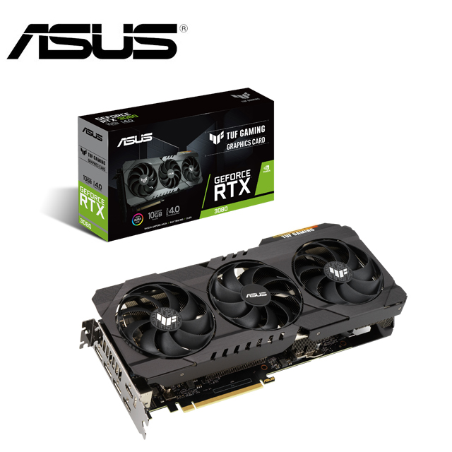 ASUS 華碩TUF GeForce RTX 3080 O10G GAMING 顯示卡