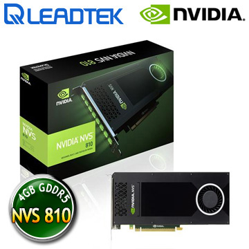 麗臺Leadtek NVIDIA NVS 810 工作站繪圖卡