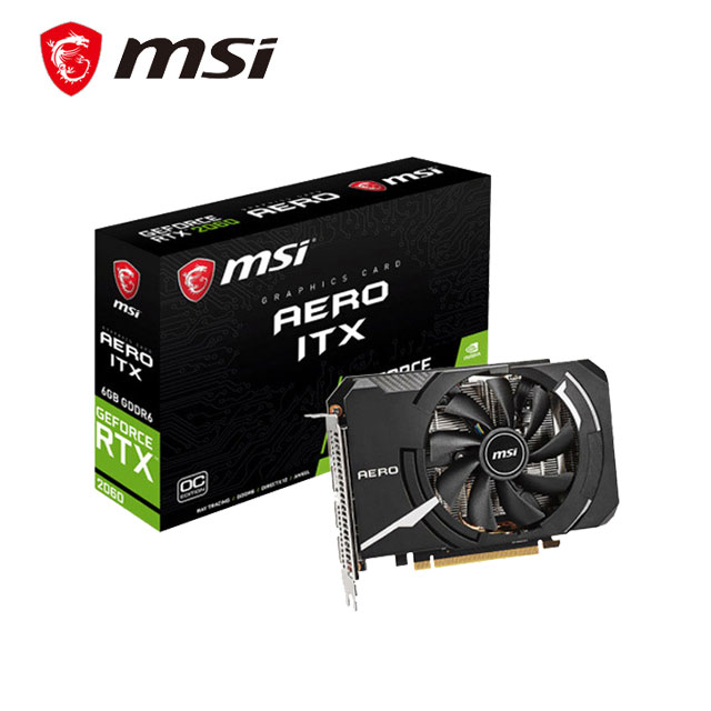 微星 GeForce RTX 2060 AERO ITX 6G OC 顯示卡
