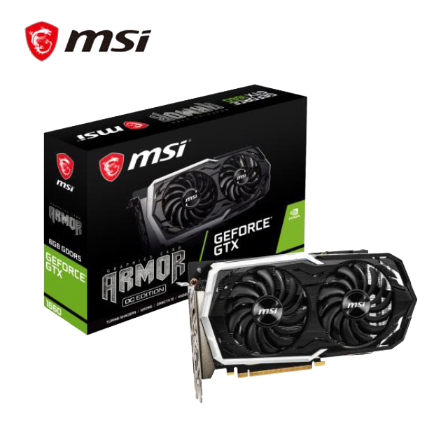 微星 GeForce GTX 1660 ARMOR 6G OC 顯示卡
