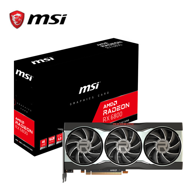 微星 Radeon RX 6800 16G 顯示卡